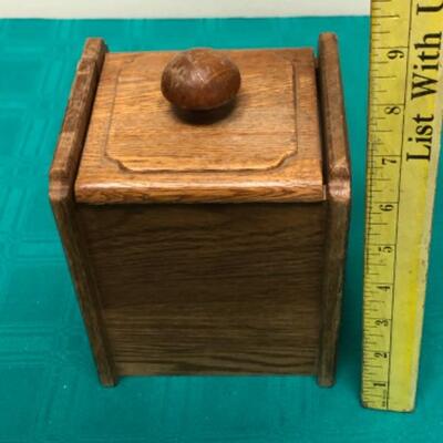 Wooden containers canisters  