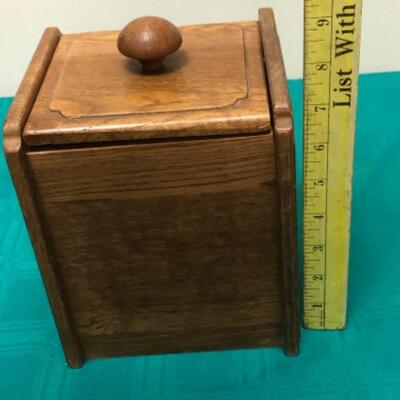 Wooden containers canisters  