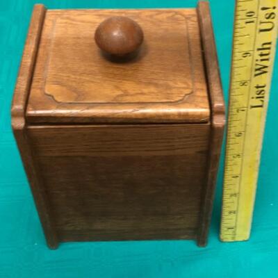 Wooden containers canisters  