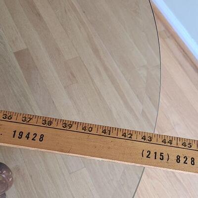 K7: Glass Table on Large Fish Bowl and Stand