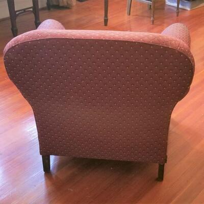Lot #107  Depression-era Club Chair - antique condition