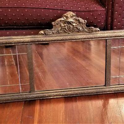 Lot #108  Very Attractive early 20th century "over-mantle" mirror