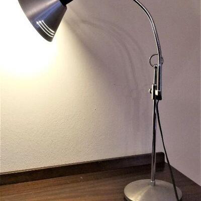Lot #112  Contemporary Adjustable Telescoping Lamp