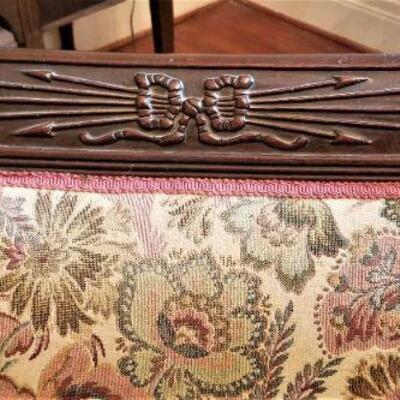 Lot #113  Antique Lincoln Rocker  - good condition