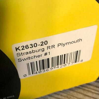 W3: Strasburg RR Plymouth Switcher #1