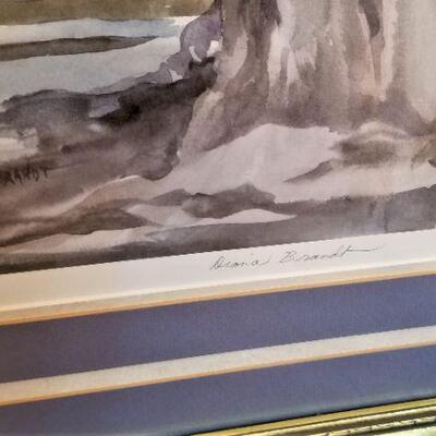 Lot #120  Artist's Proof - Oak Alley Plantation Print