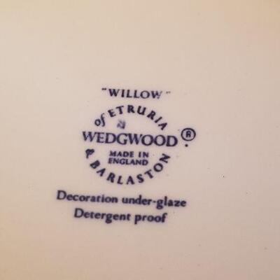 Lot #121  Wedgwood China "Willow" pattern - you get all you see here