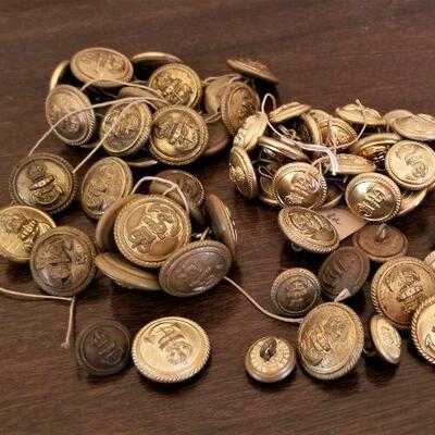 Lot #131  Large Lot of Vintage Royal Navy (British) buttons