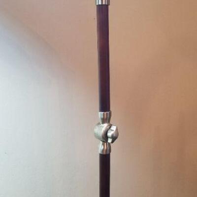 Lot #138  Pair of Adjustable Table Lamps - heavy