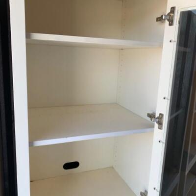 Lot 76 - Farmhouse Shelves Cabinet Set (2) 