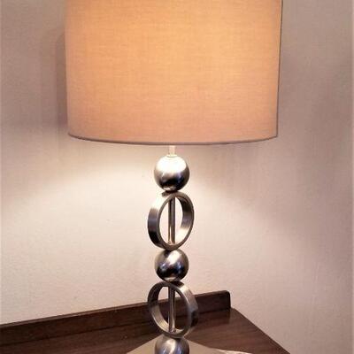 Lot #140  Stylish Contemporary Table Lamp