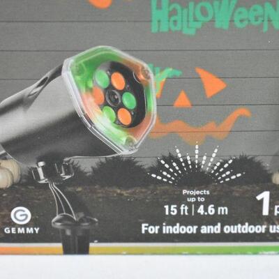 Gemmy Industries Projection Whirl-a-Motion LED Light Show Halloween Decor - New