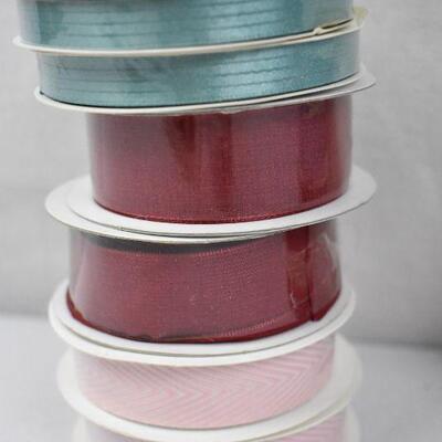 18 Rolls of Ribbon by Stampin' Up! 9 kinds, 2 of each - New