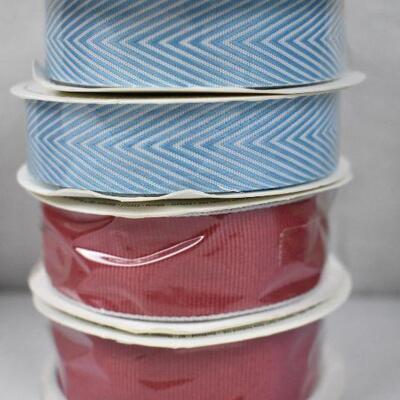 18 Rolls of Ribbon by Stampin' Up! 9 kinds, 2 of each - New