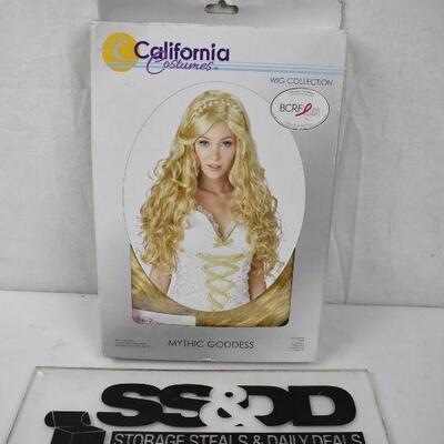 Blonde Long Curly Hair Wig by California Costumes 