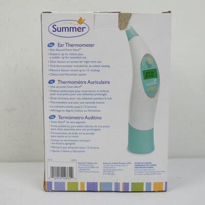 Summer Infant Ear & Oral Thermometer Set - New