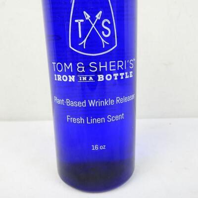 Tom & Sheri's Iron in a Bottle 16 oz. Natural Wrinkle Releaser Fresh Linen - New