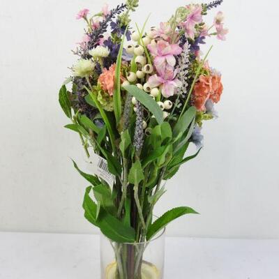 Lavender & Hydrangea Silk Flower Arrangement - New