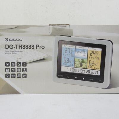 Color Screen Barometer Weather Station, Retail $34 - New, Open Box