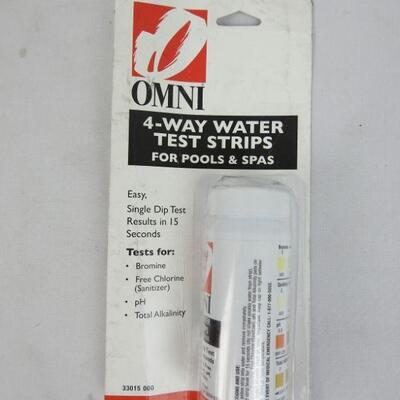 Pool, Omni 4 Way Test Strips (50 Count) - New