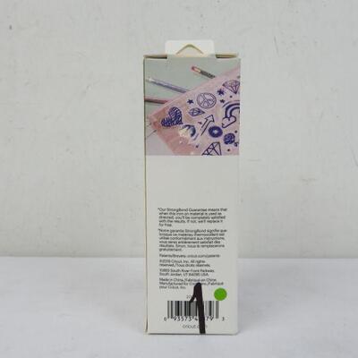 Cricut Holographic Iron On Vinyl, HTV Roll, 5.5" x 24", Translucent Blue - New