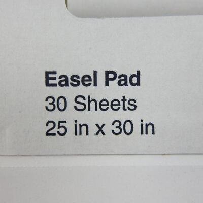 Qty 2 Universal Easel Pads, 30 Sheets/Each Self-Stick 25x30