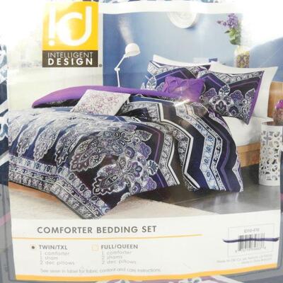 Intelligent Design Twin XL Blakely Comforter Bedding Set - New