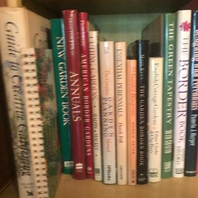 Lot of 43 Gardening Books Shelf 4A