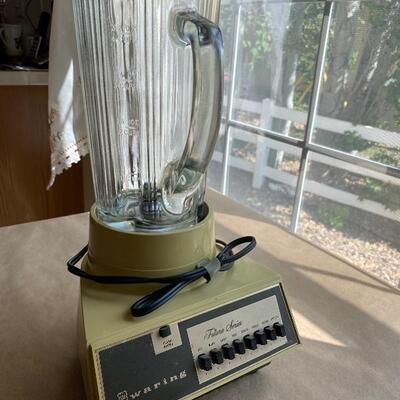 Vintage waring blender harvest gold 