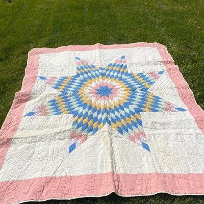 Vintage starburst quilt 