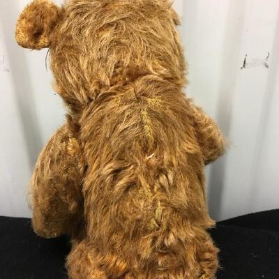 Antique Steiff Style 14â€ Mohair Jointed Bear 