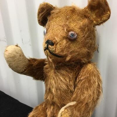 Antique Steiff Style 14â€ Mohair Jointed Bear 