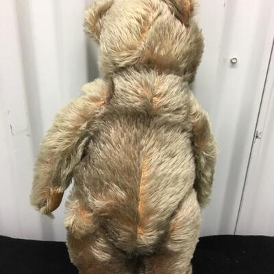 Antique Steiff  14â€ Mohair Jointed Bear with Tag