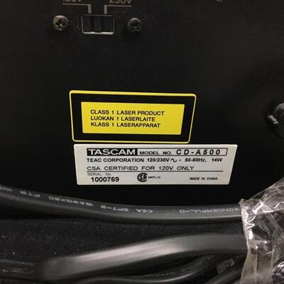 Tascam CD-A500 CD Player & Cassette Recorder