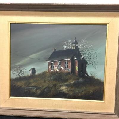 c.1960 RONALD REILLO Original Oil Painting 20x16 