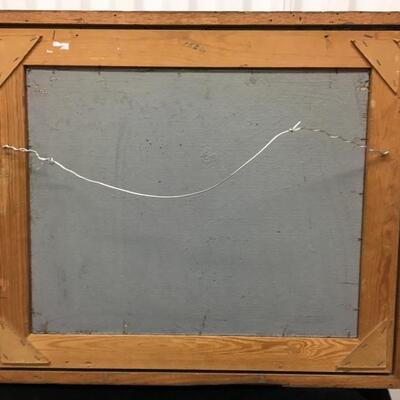 c.1960 RONALD REILLO Original Oil Painting 20x16 