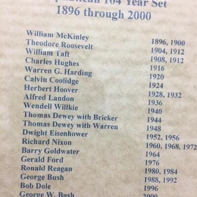 Framed Collection of Political Pinbacks