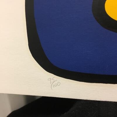 Original MOSS Hand Signed Limited Edition Lithograph 29x36