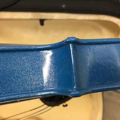Mendini Cecilio 4/4 Blue Violin with Case