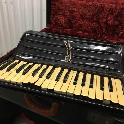 Crucianelli Vintage Black Accordion Italy