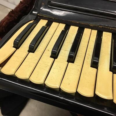 Crucianelli Vintage Black Accordion Italy