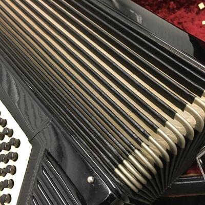 Crucianelli Vintage Black Accordion Italy
