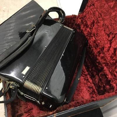 Crucianelli Vintage Black Accordion Italy