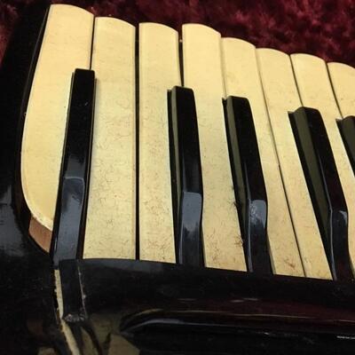 Crucianelli Vintage Black Accordion Italy