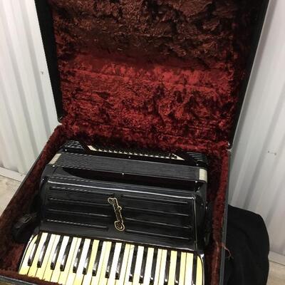 Crucianelli Vintage Black Accordion Italy