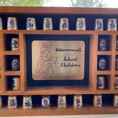 Hummel thimble  collection  