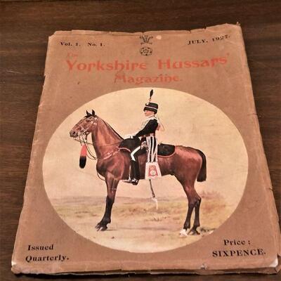 Lot #182  Yorkshire Hussars Magazine, Vol. 1, No. 1  July 1927