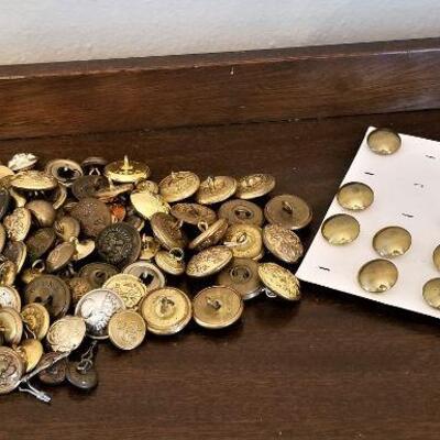 Lot #185  Military Button Lot - British Armed Forces