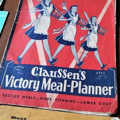 Lot #188  Lot of vintage/antique Recipe Brochures - WWII material