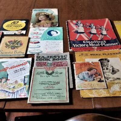 Lot #188  Lot of vintage/antique Recipe Brochures - WWII material